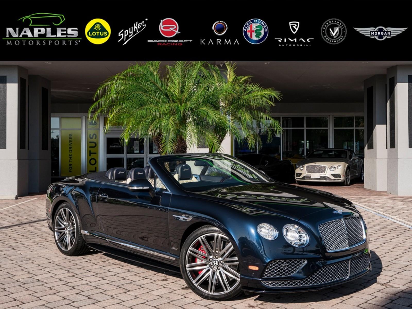 Used 2016 Bentley Continental GT Speed For Sale (Sold) Naples