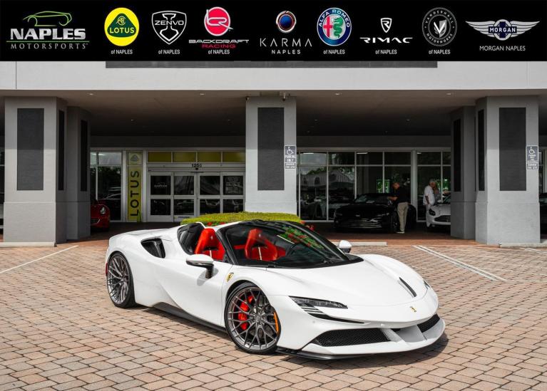 Used 2022 Ferrari SF90 Spider Convertible for sale $559,995 at Naples Motorsports Inc - Rimac in Naples FL