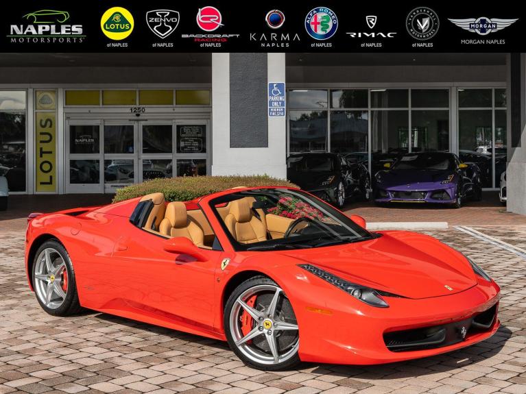 Used 2014 Ferrari 458 Italia 2dr Conv for sale $569,995 at Naples Motorsports Inc - Rimac in Naples FL